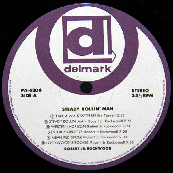 Robert Jr. Lockwood* - Steady Rollin' Man (LP, Album)