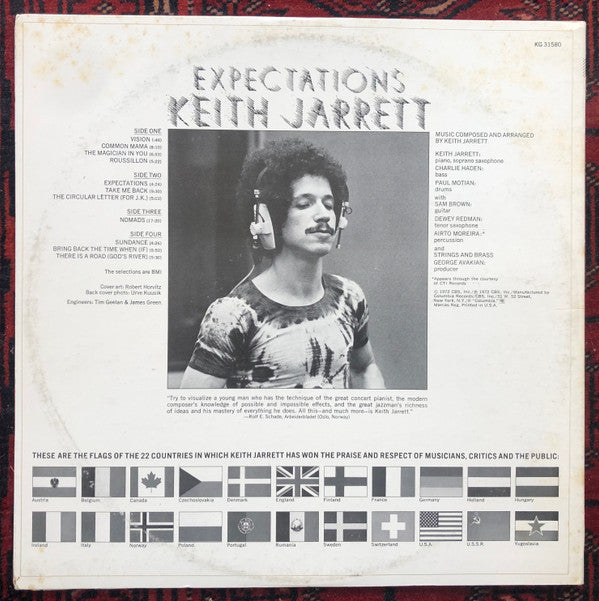 Keith Jarrett - Expectations (2xLP, Album, Pit)