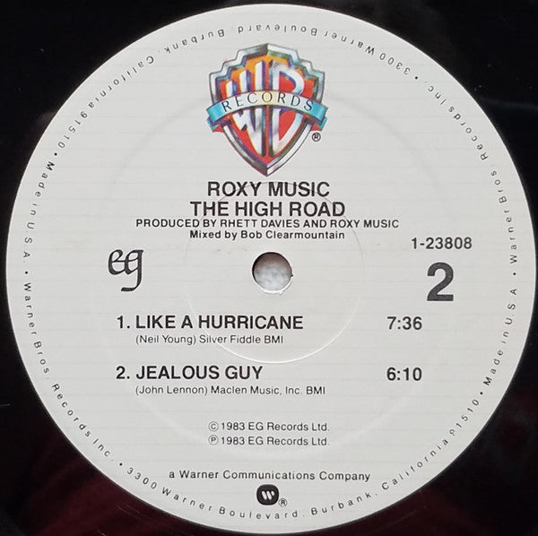 Roxy Music - The High Road (LP, MiniAlbum)