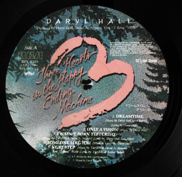 Daryl Hall - Three Hearts In The Happy Ending Machine (LP, Album)