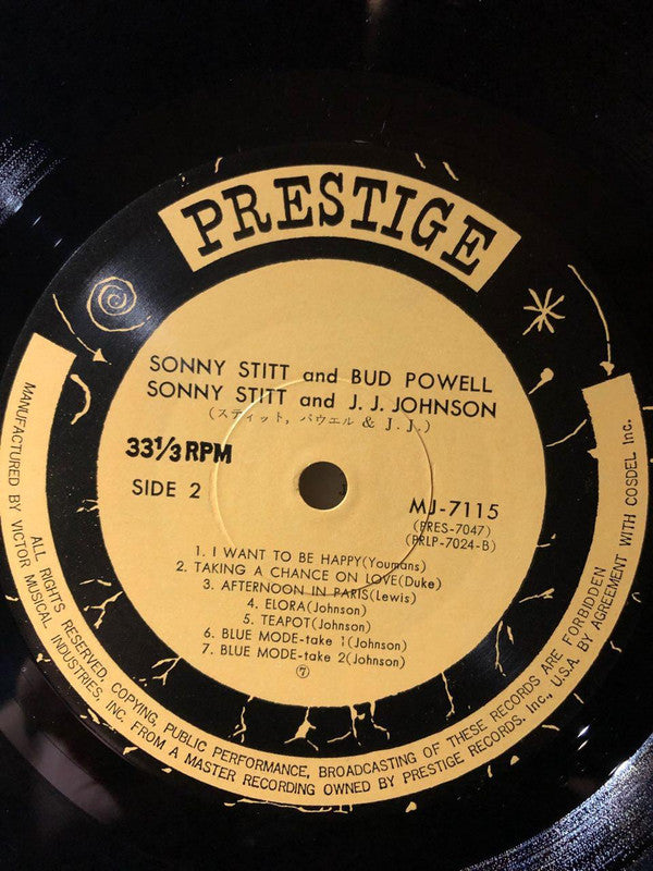Sonny Stitt - Sonny Stitt / Bud Powell / J.J. Johnson(LP, Comp, Mon...