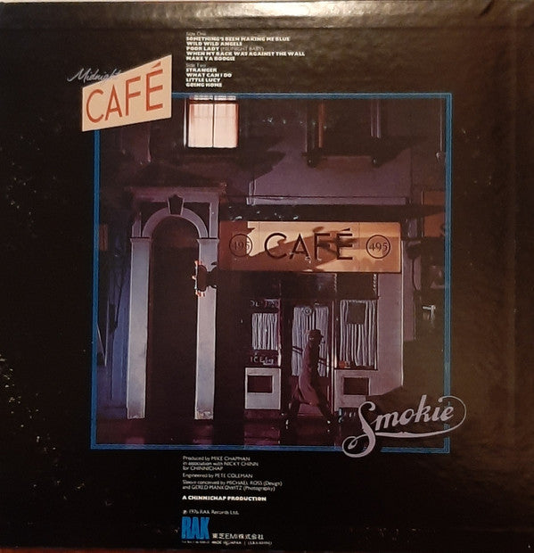 Smokie - Midnight Café (LP, Album, Promo)