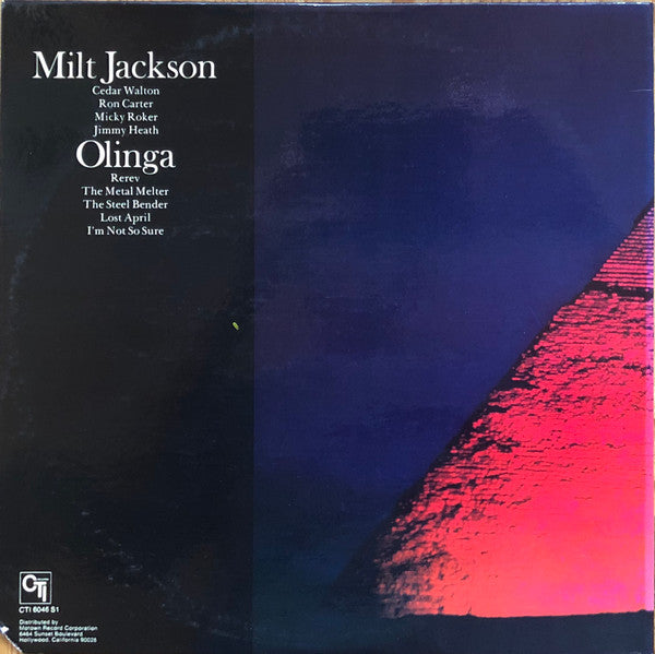 Milt Jackson - Olinga (LP, Album, Gat)