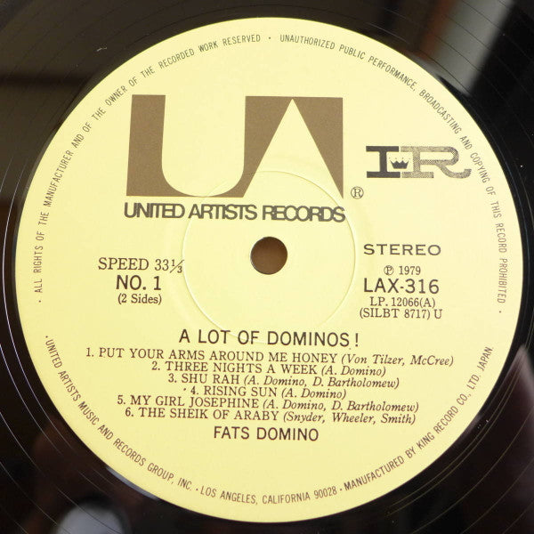 Fats Domino - ...A Lot Of Dominos ! (LP, Album, Ltd, RE)