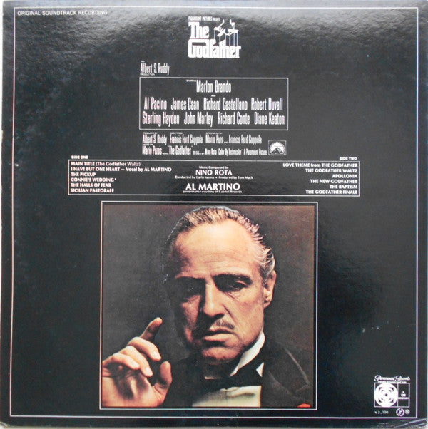 Nino Rota - The Godfather (Original Soundtrack Recording)(LP, Album...