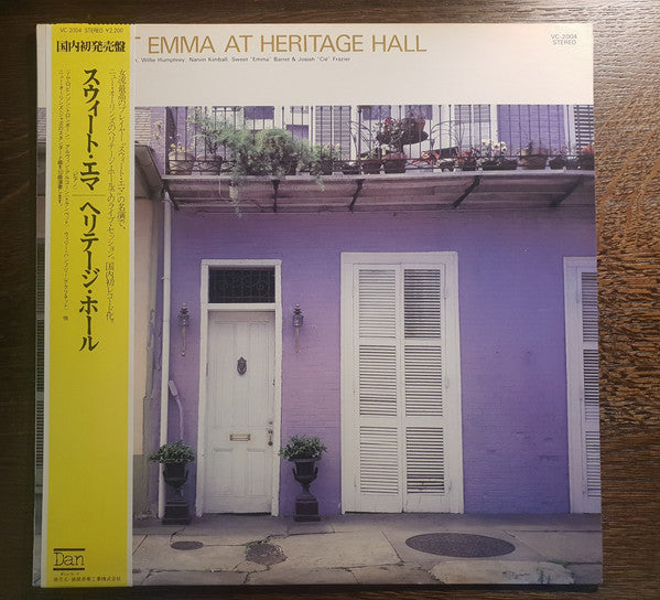 Sweet Emma Barrett* - Sweet Emma At Heritage Hall (LP, Album)