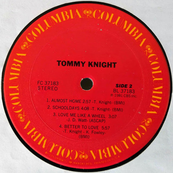 Tommy Knight (2) - Tommy Knight (LP, Album)