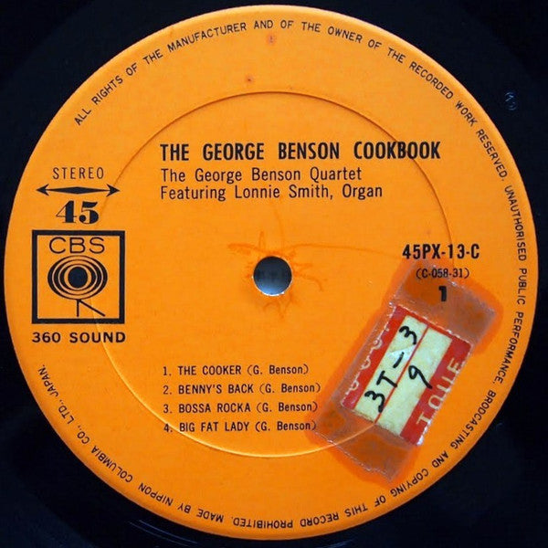 The George Benson Quartet - The George Benson Cookbook(LP, Album)