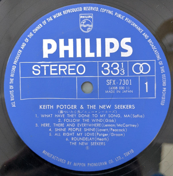 Keith Potger - Keith Potger & The New Seekers(LP, Album)
