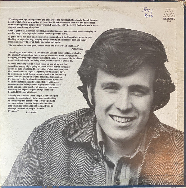 Don McLean - Tapestry (LP, Album)