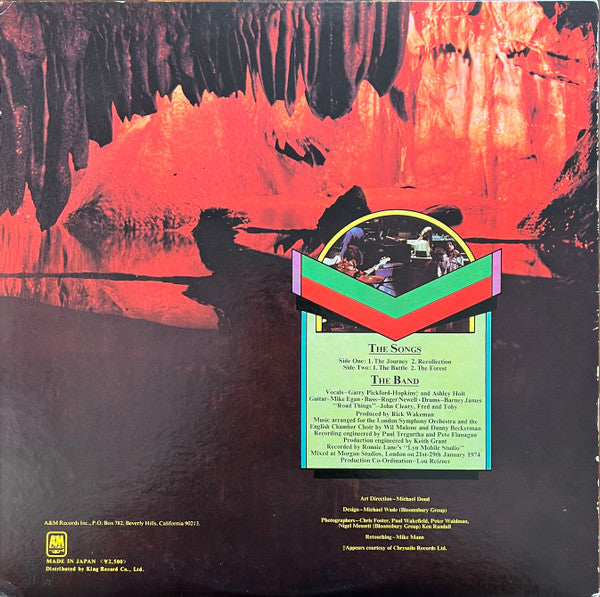 Rick Wakeman - Journey To The Centre Of The Earth (LP, Album, Gat)