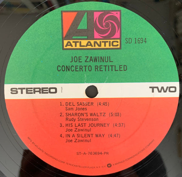 Joe Zawinul - Concerto Retitled (LP, Comp)