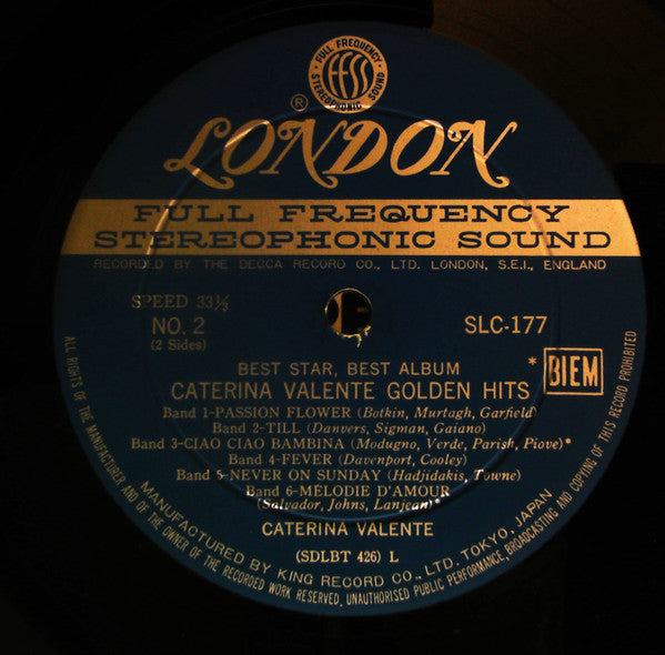 Caterina Valente - Golden Hits - Best Star, Best Album (LP, Comp)