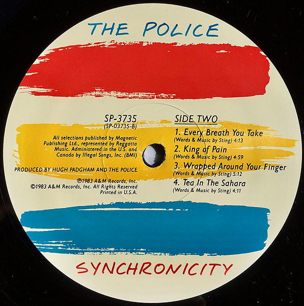 The Police - Synchronicity (LP, Album, KC-)