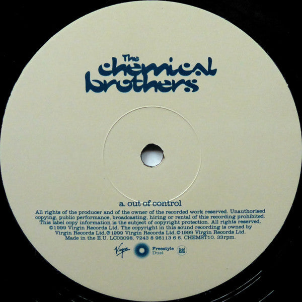 The Chemical Brothers - Out Of Control (12"", Single)