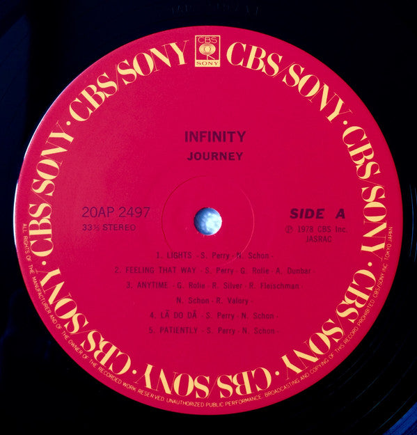 Journey - Infinity (LP, Album, RE)