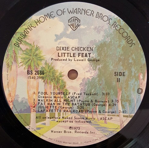 Little Feat - Dixie Chicken (LP, Album, RE, L.A)