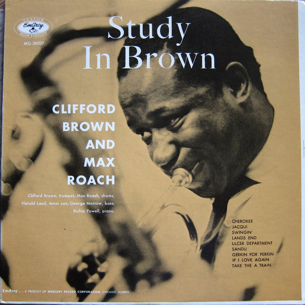 Clifford Brown And Max Roach - Study In Brown (LP, Album, Mono, RE)