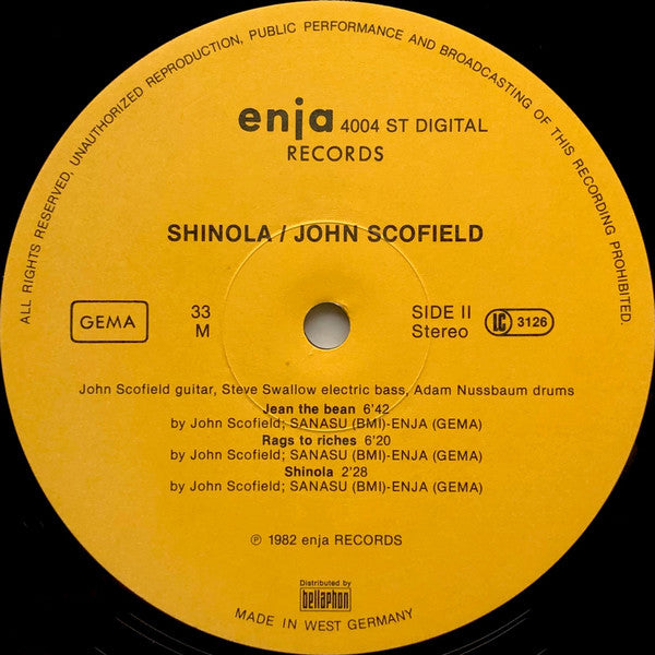 John Scofield - Shinola (LP, Album, Int)