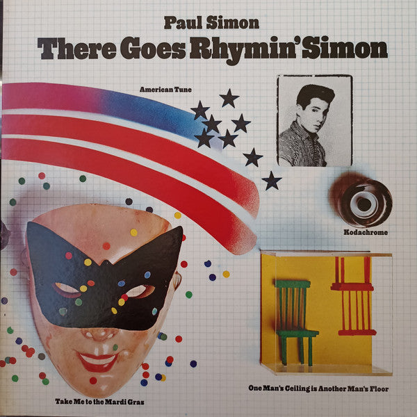 Paul Simon - There Goes Rhymin' Simon (LP, Album, RE)