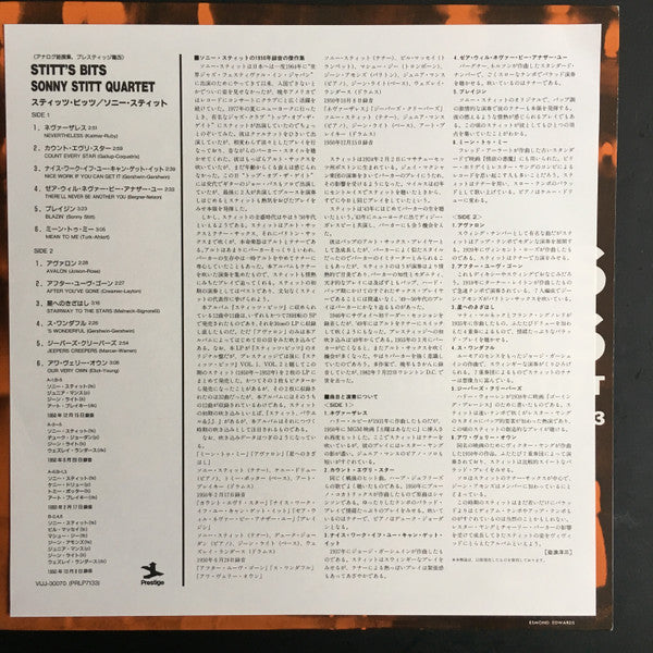 Sonny Stitt - Stitt's Bits (LP, Comp, RE, RM)