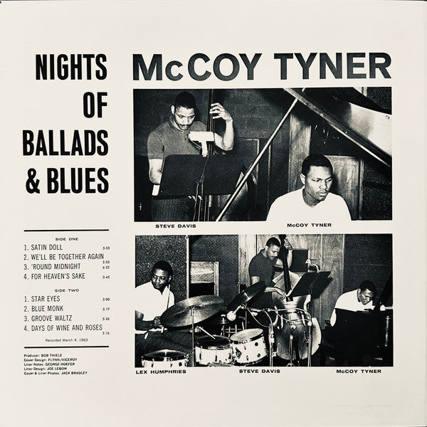 McCoy Tyner - Nights Of Ballads & Blues (LP, Album, RE, Gat)