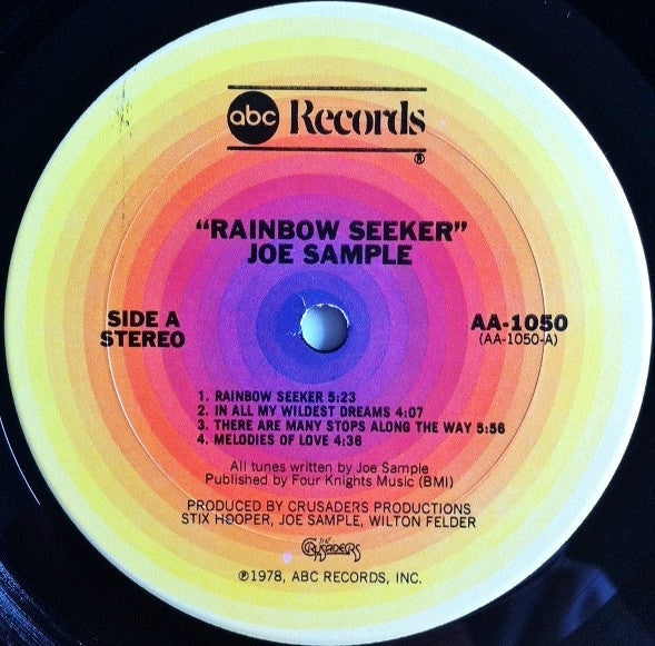 Joe Sample - Rainbow Seeker (LP, Album, Ter)