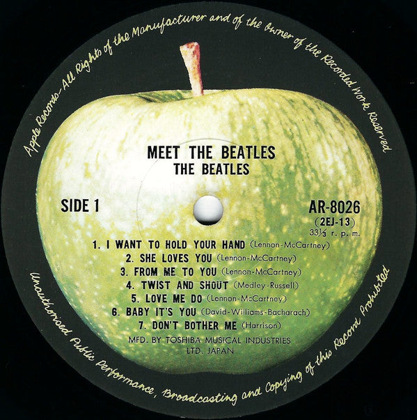 The Beatles - Meet The Beatles! = ビートルズ! (LP, Album, RE)