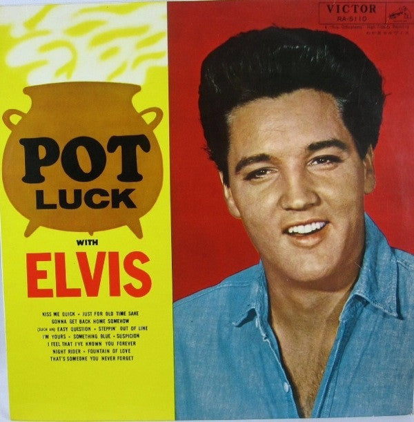 Elvis Presley - Pot Luck (LP, Album, Mono)