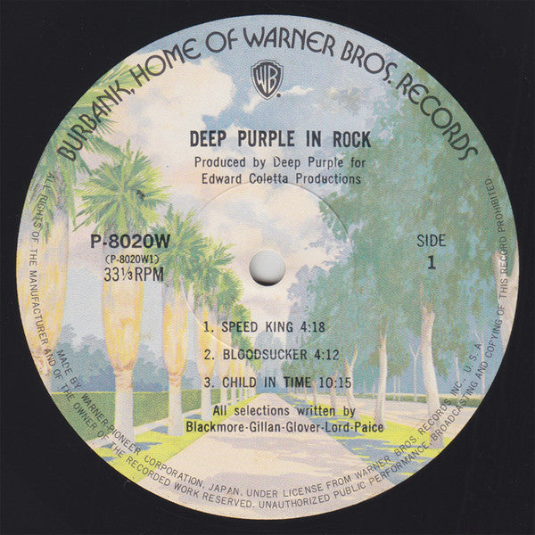 Deep Purple - In Rock (LP, Album, RE, Gat)