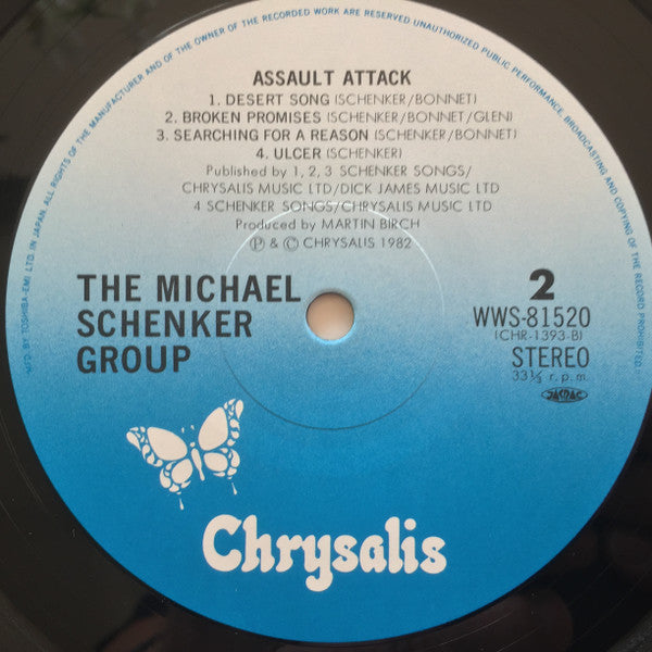 The Michael Schenker Group - Assault Attack (LP, Album, Ltd, Ini)