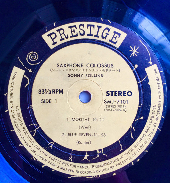 Sonny Rollins - Original Saxophone Colossus (LP, Album, RE)