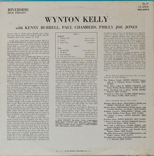 Wynton Kelly - Whisper Not (LP, Album, Mono, RE)