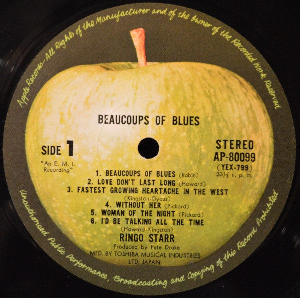 Ringo Starr - Beaucoups Of Blues  (LP, Album, Gat)