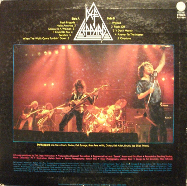 Def Leppard - On Through The Night (LP, Album)