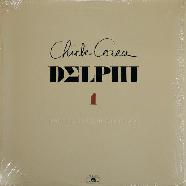 Chick Corea - Delphi 1 Solo Piano Improvisations (LP, Album, Mon)