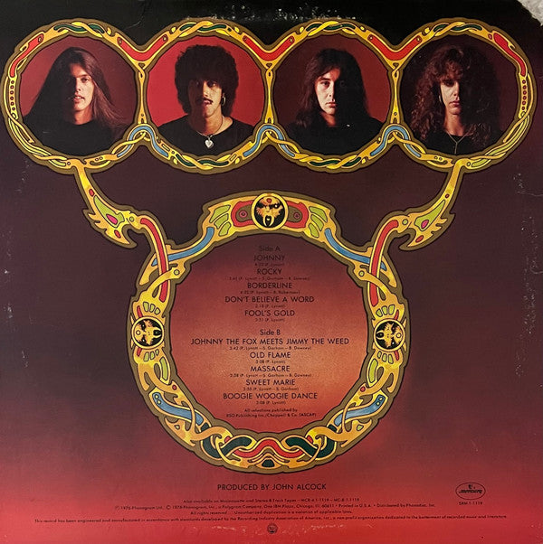 Thin Lizzy - Johnny The Fox (LP, Album, San)