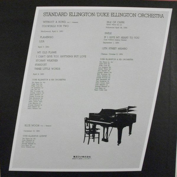 Duke Ellington And His Orchestra - Standard Ellington(LP, Album, Co...