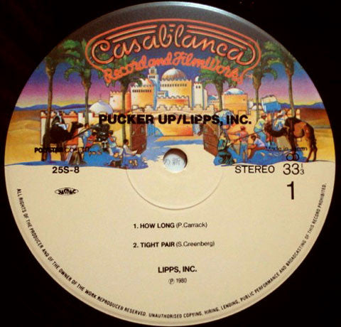 Lipps, Inc. - Pucker Up (LP, Album)