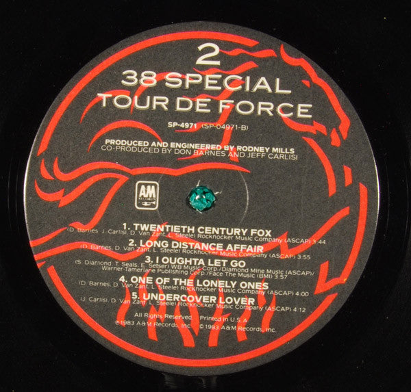 38 Special (2) - Tour De Force (LP, Album, Ind)