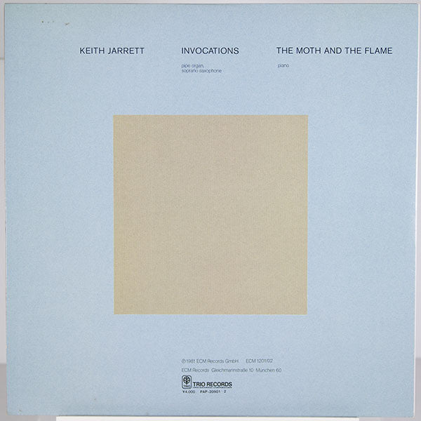 Keith Jarrett - Invocations / The Moth And The Flame(2xLP, Album, Gat)