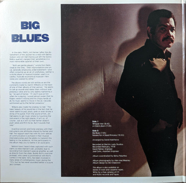 Art Farmer / Jim Hall - Big Blues (LP, Album, Gat)
