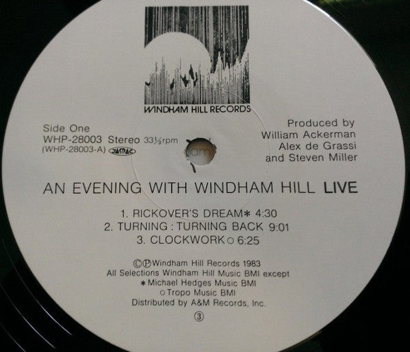 Various - An Evening With Windham Hill Live (LP, Album)