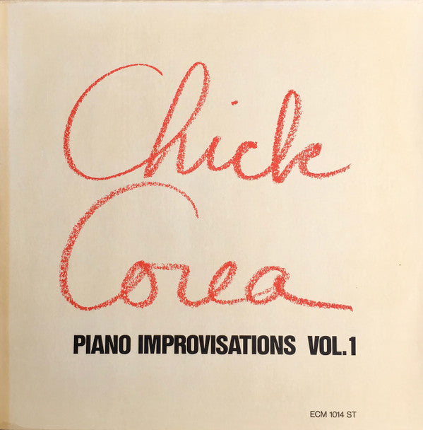 Chick Corea - Piano Improvisations Vol. 1 (LP, Album, RE)