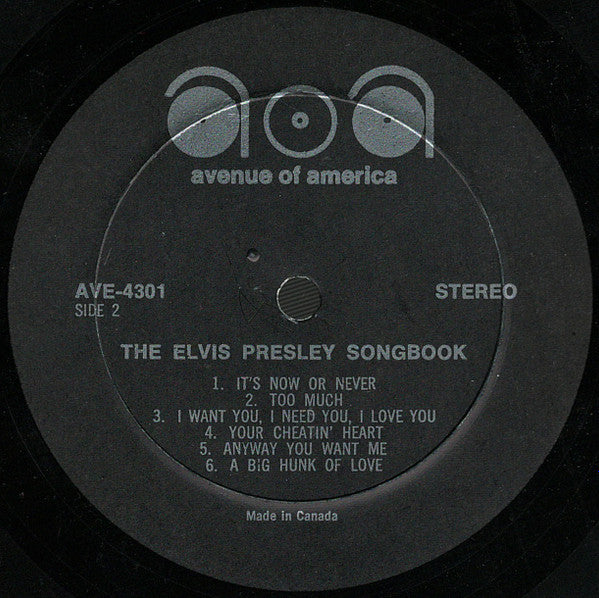 Alan Caddy Orchestra & Singers - The Elvis Presley Story (LP, Album)