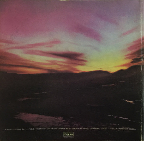 Emerson, Lake & Palmer - Trilogy (LP, Album, MO )