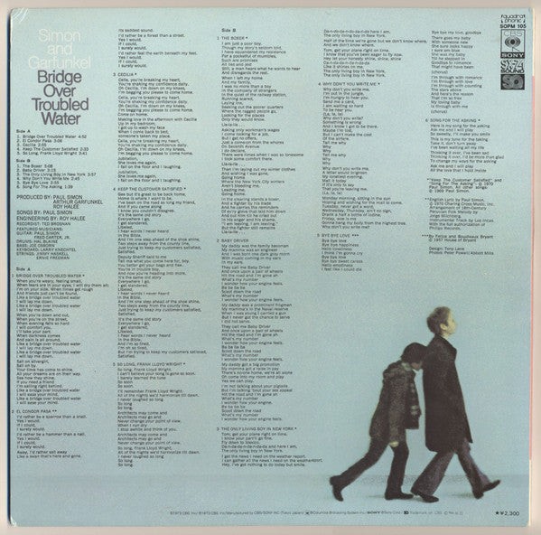 Simon & Garfunkel - Bridge Over Troubled Water(LP, Album, Quad, SQ,)