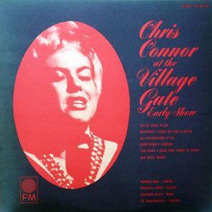 Chris Connor - At The Village Gate (LP, Album, RE)