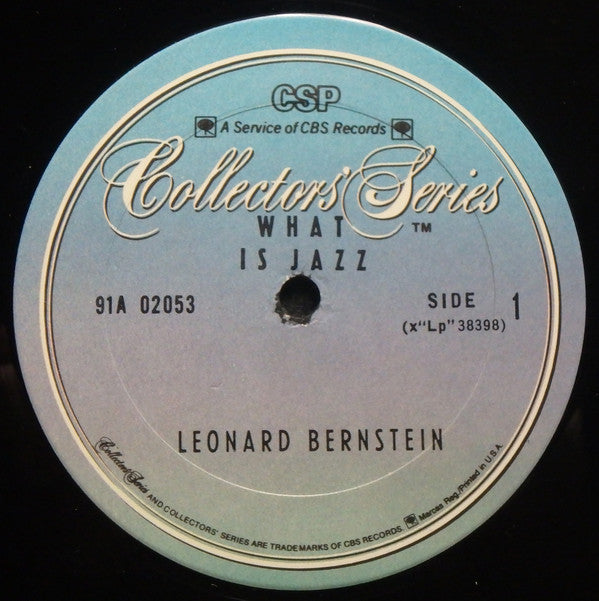 Leonard Bernstein - What Is Jazz (LP, Album)