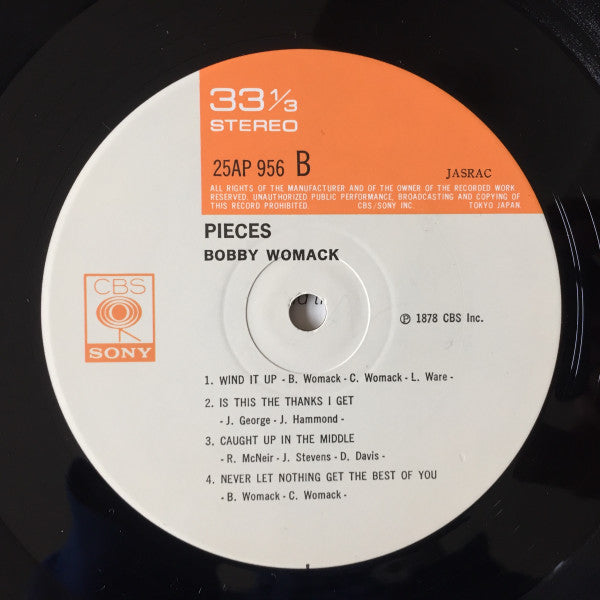 Bobby Womack - Pieces (LP, Album)